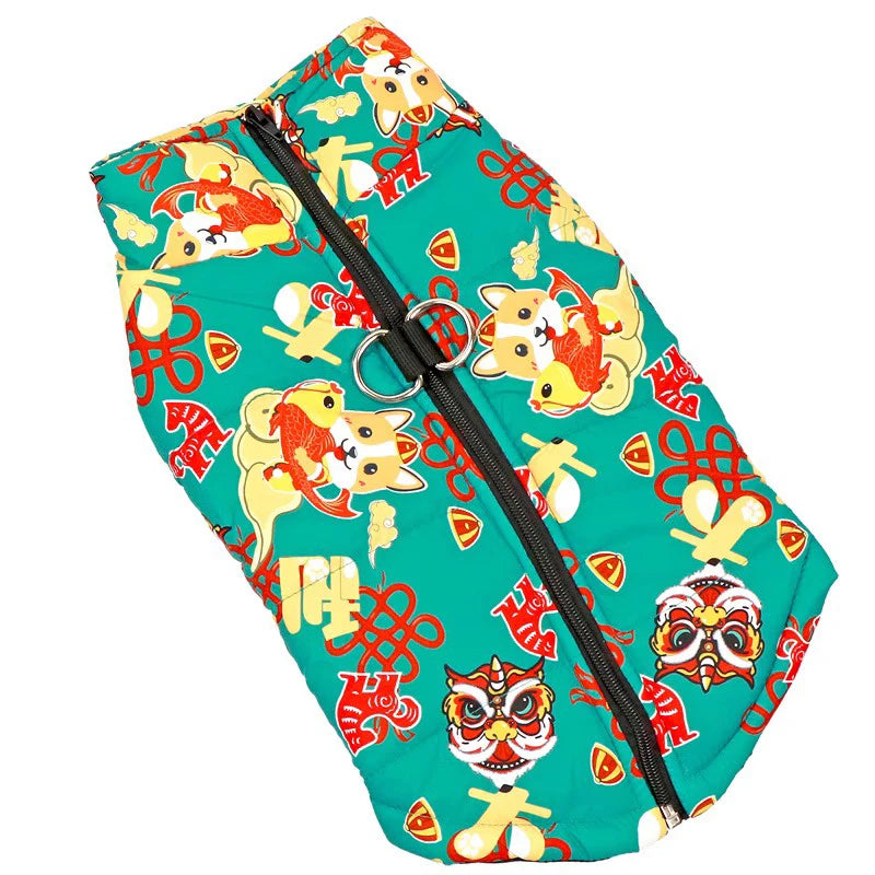 the FROSTCORE DOWN DOG JACKET - Warm Dog Down Jacket, Winter Thickened Dog Clothes, Waterproof Dog Jacket, Medium and Large Dog Clothing, Welsh Corgi Clothing