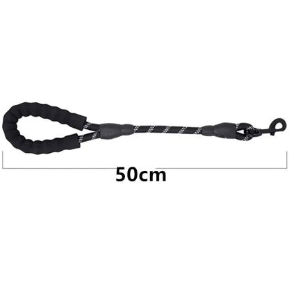 the POWERGRIP SHORT LEASH - Dog Leash, Short Leashes for Large Dog, Walking Reflective Dogs Leash, Comfortable Handle Pet Chain Rope, Dogs Leashes, Pet Supplies