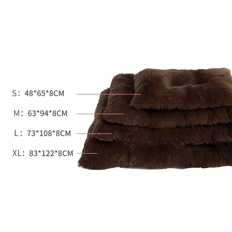 Soft Dog Beds House Soft Long Plush Best Pet Dog Bed for Dogs Basket Pet Products Cushion Cat Bed Cat Mat Animals Sleeping Sofa