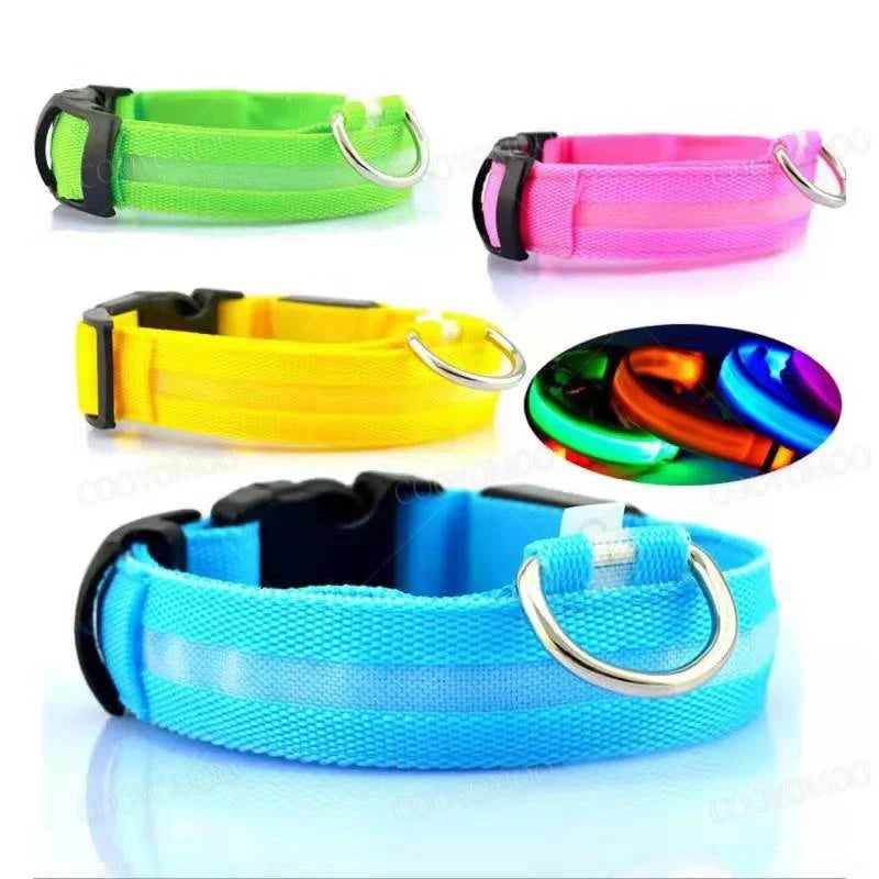 the TRIGLOW SAFETY COLLAR - 3 Modes Dog Luminous Charge Collar, Led USB Cat/Dogs Collars, Detachable Night LED Glow, Dog Loss Prevention Collar, Pet Accessories