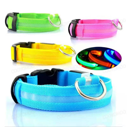the TRIGLOW SAFETY COLLAR - 3 Modes Dog Luminous Charge Collar, Led USB Cat/Dogs Collars, Detachable Night LED Glow, Dog Loss Prevention Collar, Pet Accessories
