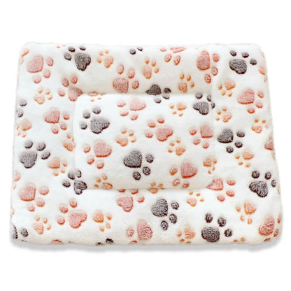 Pet Sleeping Mat Washable Plush Bed Mats for Cats Small Dogs Pad Blanket Warm Kitten Cushion Dog Accessories