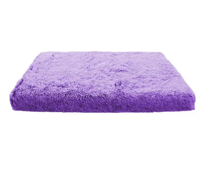 Plush Rectangle Pet Nest Cotton Deep Sleep Dog Sofa Bed Pet Supplies Fluffy Super Soft Winter Warm Dog Beds Sleeping Cushion