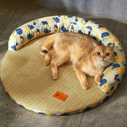 Dog Mat Cooling Bed Bedding for Dogs Big Cushion Beds Cats Fluffy Pet Supplies Small Bad Large Medium Accessories Puppy Sofa