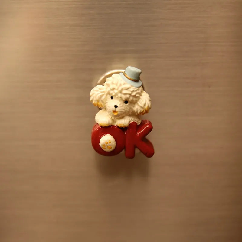 Cowboy Dog Creative Refrigerator Sticker Little Angel Magnet Sticker Gift Gift Wedding