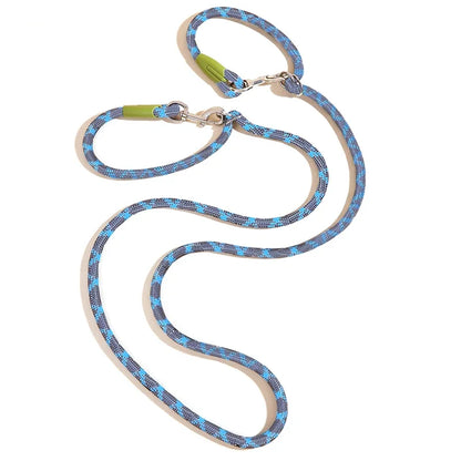 the GLOWSTRIDE NYLON LEASH - Reflective Nylon Leashes Pet Dogs Chain Traction Rope, Leads for Running Hands-Free, Rope Chain for Small/Large Dogs