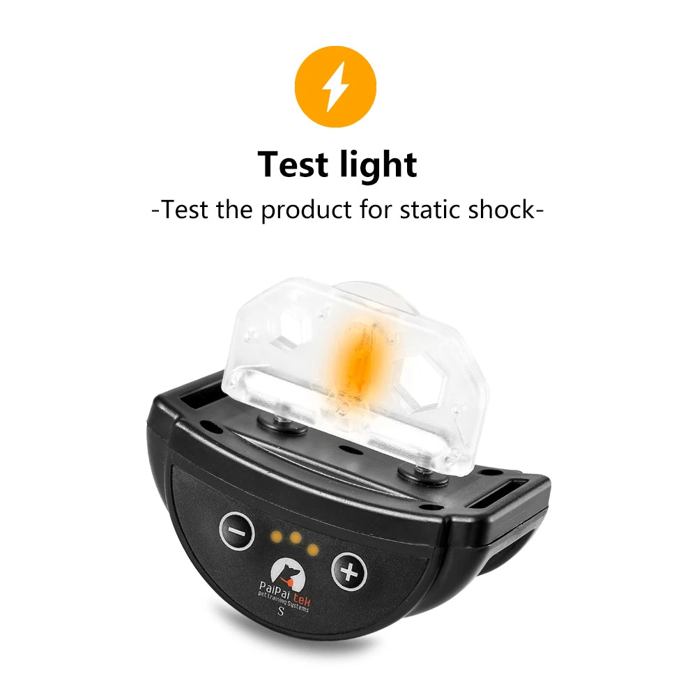 the ANTI-BARK COLLAR - Paipaitek Dog Anti-Barking Collar, IP65 Waterproof Adjustable Pet Dog Training Collar, Dog Trainer Device, Pet Supplies In-Stock