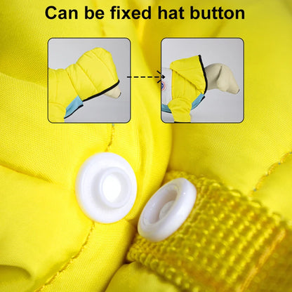 the SLEIGH DOG - Warm Dog Cotton Jacket Outfit, Winter Pet Clothes, Puppy Coat for Small/Medium Dogs and Cats, French Bulldog/Chihuahua/Poodle Clothes