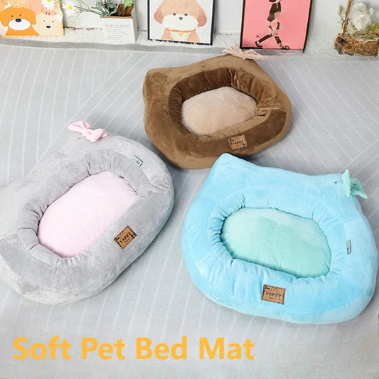 Soft Pet Bed Mat All Seasons Universal PP Cotton Sofa Cushion Sleeping Habitats House Supplies Pet Special Kennels Accesorios