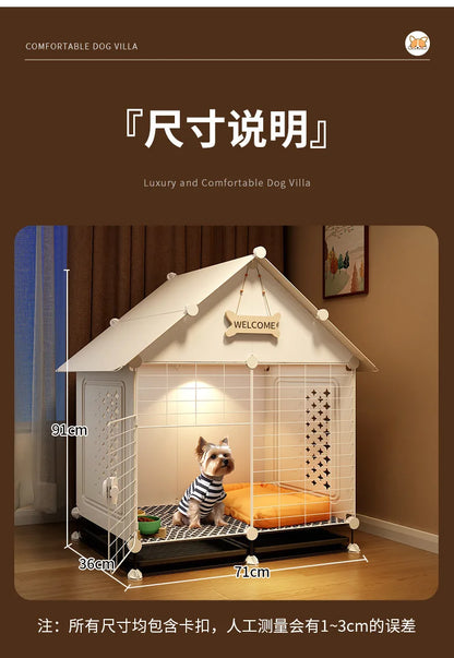 Dog Cage Small Dog Kennel One Room One Living Room One Bathroom Dog Villa Indoor Household With Toilet Bichon Teddy Only