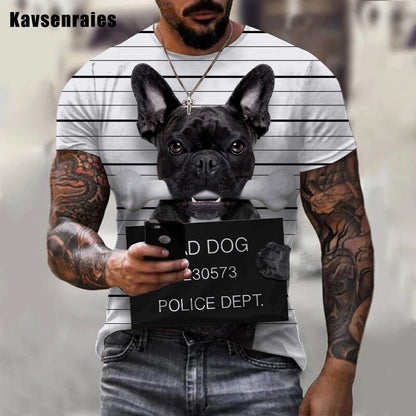 the PUPS - Funny Puppy 3D T-Shirts for Men