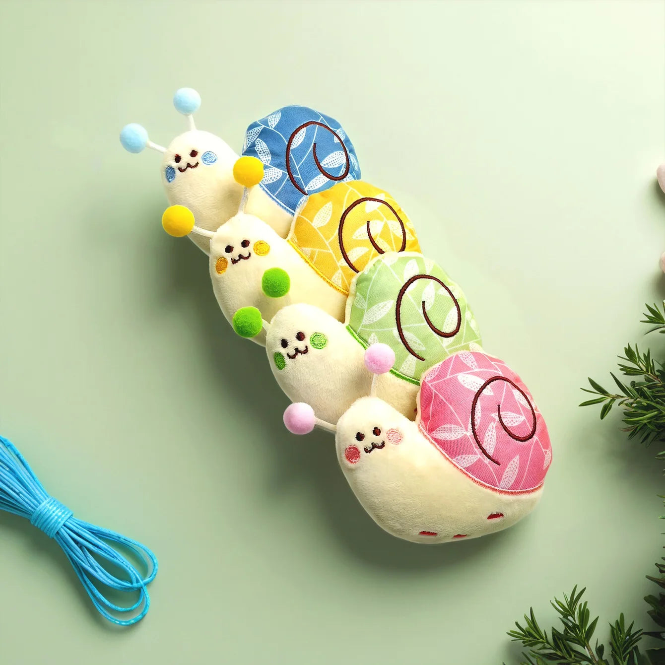 Creative Pet Chew Toy for Teeth Cleaning, Snail - Shaped Interactive Squeaky Toy for Cats & Dogs, Fun Bite Play Supplies