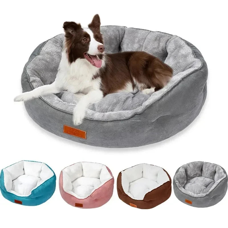 Cats Dog Bed Winter Warm Pet Mat Sleep Cozy Dogs House Cushion Soft Couch Cat Baskets Plush Pet Sleeping Bed Kennel Accessories