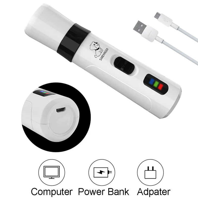 CDDMPET Pet Dog Cat Nail Clippers USB Charging Dog Nail Grinders Electric Dogs Cat Paws Nail Grooming Trimmer Accessories