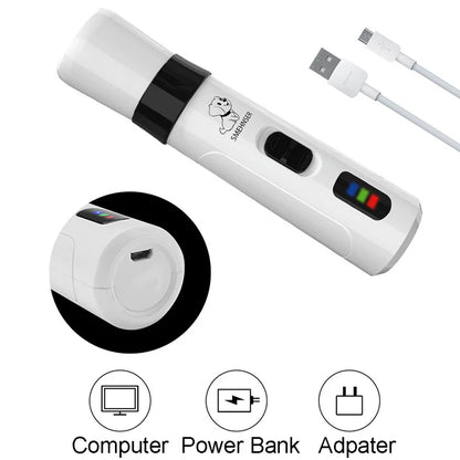 CDDMPET Pet Dog Cat Nail Clippers USB Charging Dog Nail Grinders Electric Dogs Cat Paws Nail Grooming Trimmer Accessories