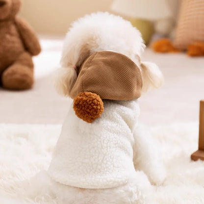 Winter Dog Coat Thick Warm Fleece Dog Jacket Pet Hooded Sweatshirt Chihuahua Bichon Dachshund Dog Clothes Kitten Puppy Overalls