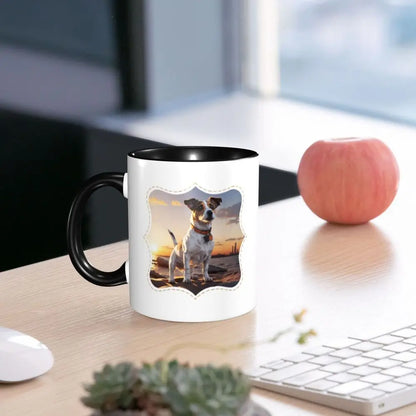 Dog Jack Russell Terrier -cute Gift Jack Russell Terrier For Mom Mug Funny Ceramic Coffee Cups Tea Mugs Milk Cup Drinkware Gifts