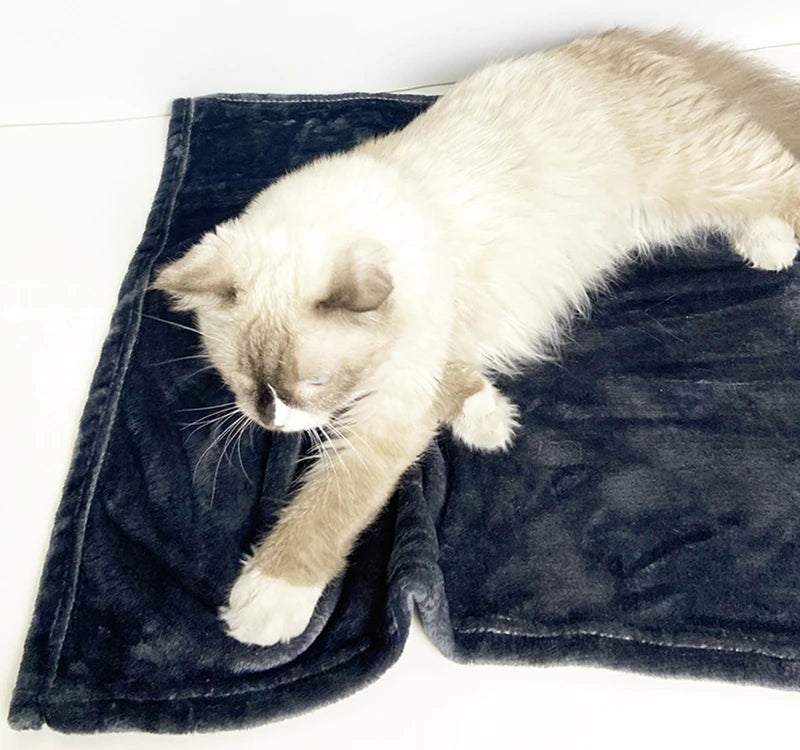 Soft Thickened Warm Dog Blanket, Washable Pet Sleeping Blanket, Cats Bed Mat Puppy Kitten Nest Pads Pet Accessories