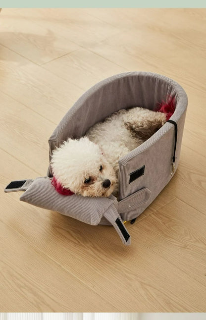 Dog Car Seat Bed Car Central Dog Car Seat Bed Portable Dog Carrier for Small Dogs Cats Safety Travel Bag Dog Accessories