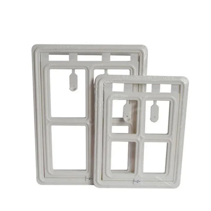 Pet Screen Door Home Lockable Cat Screen Door Plastic Pet Dog Door for Mosquito Proof Screen Window Security Flap Gate Dog Fence