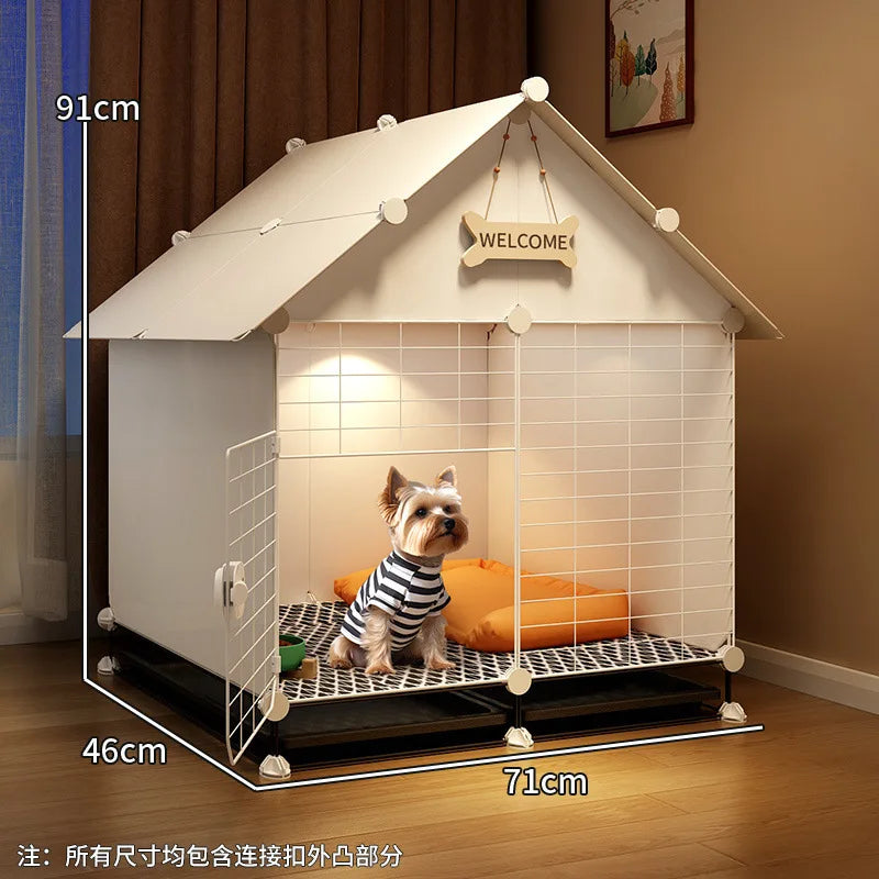 Dog Cage Small Dog Kennel One Room One Living Room One Bathroom Dog Villa Indoor Household With Toilet Bichon Teddy Only