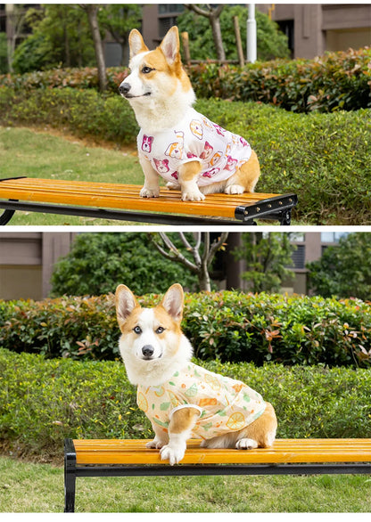 Summer Dog Clothes Tie-dye Quick Dry Dog Vest Breathable Mesh Shirts Sleeveless T Shirt for Medium Large to Extra Large Dogs