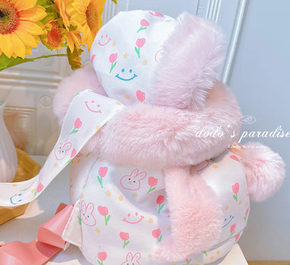 Pet Carriers Travel Products Cat Teddy Puppy Winter Fur Collar Dog Backpack Out  Chest Bag Thickening Warmer  accessories