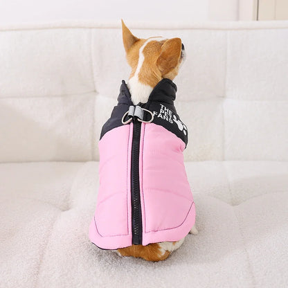 Warm Winter Pet Clothes Windproof Dog Jacket Coat For Small Big Dogs Labrador Costume French Bulldog Golden Retriever Outfits