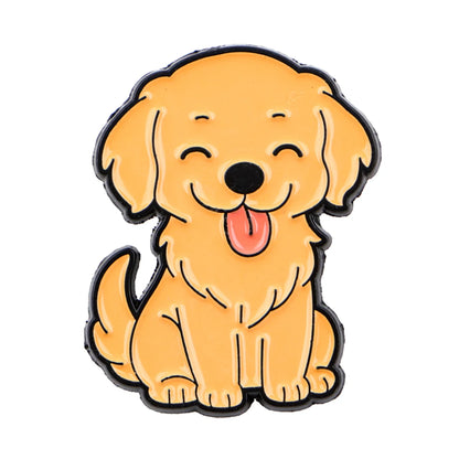 Cute Animals Dogs Cats Enamel Pins Cartoon Frogs Brooch Lapel Pin Badge on Backpack Clothing Accessories Fashion Jewelry Gifts
