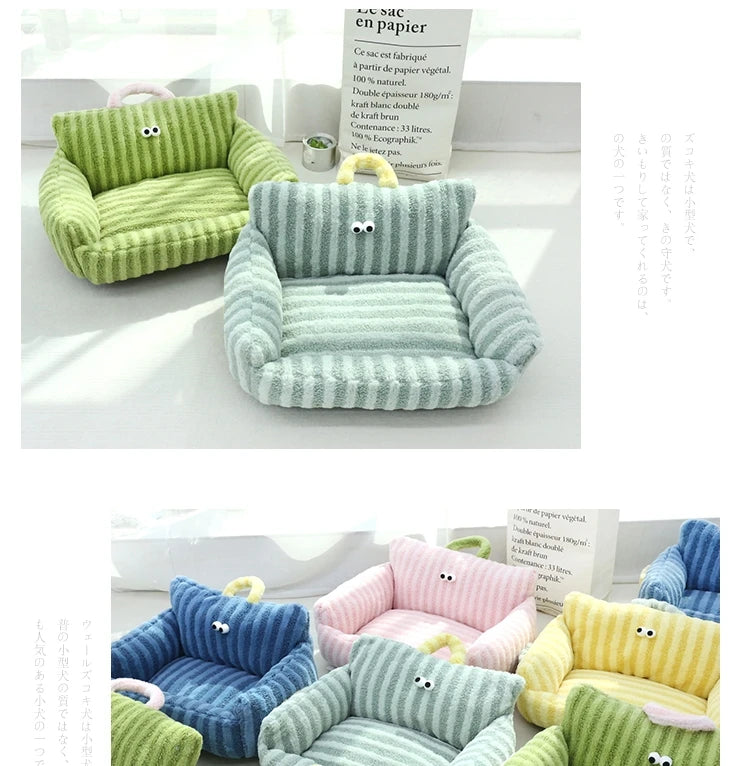 Puppy special sofa kennel winter warm pet Internet celebrity cat nest small dog dog sleeping mat cushion winter bed