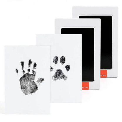 the PAW PRINT - Pet Dog Paw Print Station, Safe Inkless Printing Pad, Baby Footprints Puppy Paw Prints - Holiday Souvenirs Pet Accessories