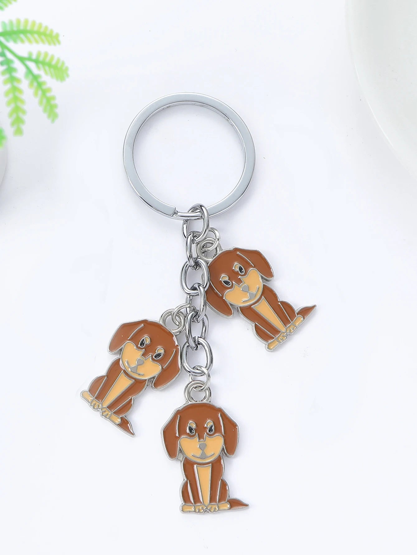 I LOVE Alaska Husky Dog Keychain Cute dachshund  animal Cartoon dog Keychain dog Gift For woman Man Jewelry