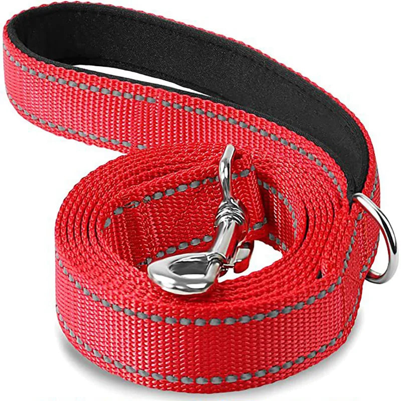the MOONSTRIDE REFLECTIVE ROPE - Night Reflection Dog/Pet Towing Rope, 1.2/1.5/1.8m Guard Rope, Pet Walking Training Leash, Cats/Dogs Harness Collar Lead Strap