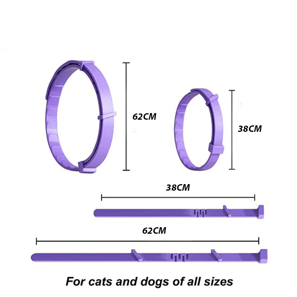 the TRANQUILTAIL CALMING COLLAR - Pet Calming Collar for Cats/Dogs, Adjustable Anxiety Pheromone Reducing Pet Collar, Lasting Natural Calm Relax Soothing Collars