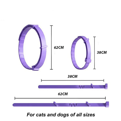 the TRANQUILTAIL CALMING COLLAR - Pet Calming Collar for Cats/Dogs, Adjustable Anxiety Pheromone Reducing Pet Collar, Lasting Natural Calm Relax Soothing Collars