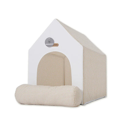 Pet Luxury Princess Deluxe House for Teddy Bear Schnauzer Dogs Cats Puppy Kitten Indoor Fluffy Warm Cozy Kennel Pet House Tent