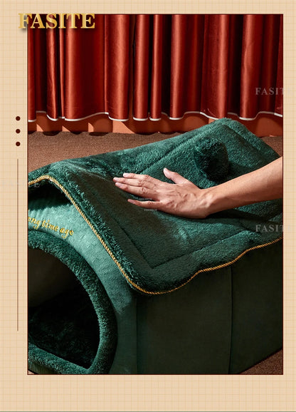 Dog Kennels Four Seasons Universal Small Dog Houses Removable and Washable Warm Dog House Cat Kennel Pet Supplies House for Dogs