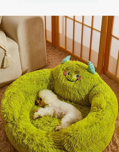 Dog Kennel Winter Warm Dog Bed Small Dogs Teddy Nest Pet Cushions Sofa Sleeping with Cat Nest Four Seasons Universal