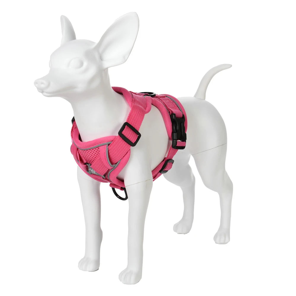 the AIRPAW REFLECTIVE HARNESS - Pet Harness and Leash Set, Reflective Walking Puppy Vest Chest Strap for Small Dogs/Cats, Breathable Outdoor Harnesses With D-Ring