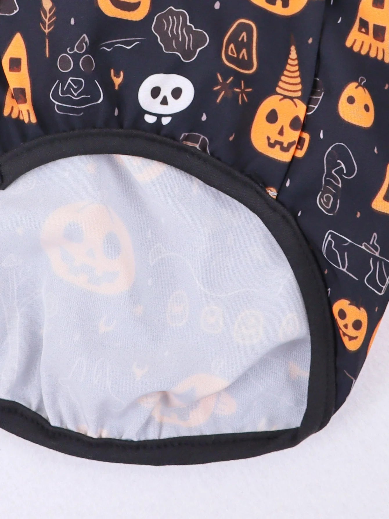 the PAWBOO HALLOWEEN VEST - 1 PC Halloween Pet Vest, Halloween Night Theme Sleeveless Printed T-Shirt, Cat & Dog Parties Style, Multiple Sizes Available