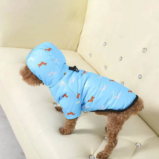 Dog Cat Coat Jacket Autumn and winter pet clothing, Teddy bichon frise fleece, thickened and comfortable warm clothes, pet cat a