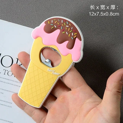 Cartoon Cute Animal Paw Wine Bottle Opener Beer Bottle Opener Cat Magnet Refrigerator Sticker Dog Fridge Magnet Beer Opener