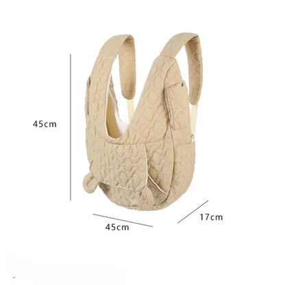 Winter Chest Pet Bag Extra Large Capacity Dog and Cat Bag Waterproof and Wind Resistant Portable Pet Bag