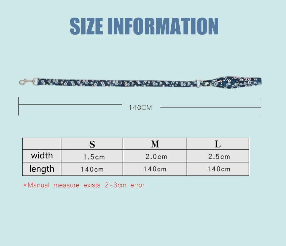 the PETALPACE NEOPRENE LEAD - Truelove Floral Pet Leash, Neoprene Padded Handle, Soft Comfortable, Easy Control, Safe for Small/Medium/Large Walking, Training