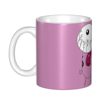 Personalized C-Courage The Cowardly Dog Coffee Mug DIY Ceramic Milk Tea Mug Cup