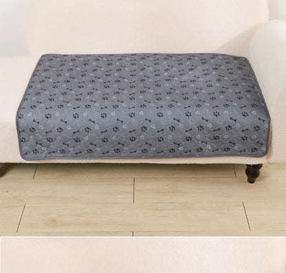 the PAWSHIELD REUSABLE MAT - Reusable Dog Pee Pad Blanket, Absorbent Diaper Washable Puppy Training Pad, Pet Bed Urine Mat for Pet, Car Seat Cover, Pet Bed New