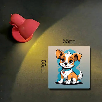 Dog Cartoon Personalized Fridge Magnets Magnetic Refrigerator Memorial Gifts For Kitchen Office Locker Travel Home Deco