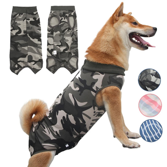 Recovery Suit for Dogs and Cats After Surgery Surgical Shirt for Female Male Pets Cone E-Collar Alternative Vest Prevent Licking