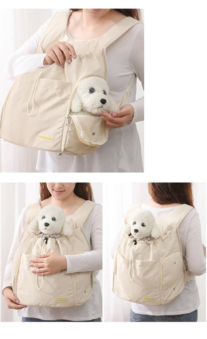 Pet Chest Bag Portable Dual-purpose Chest Dog Backpack  Cat Large Capacity Carrier  Dog Bag Carrier