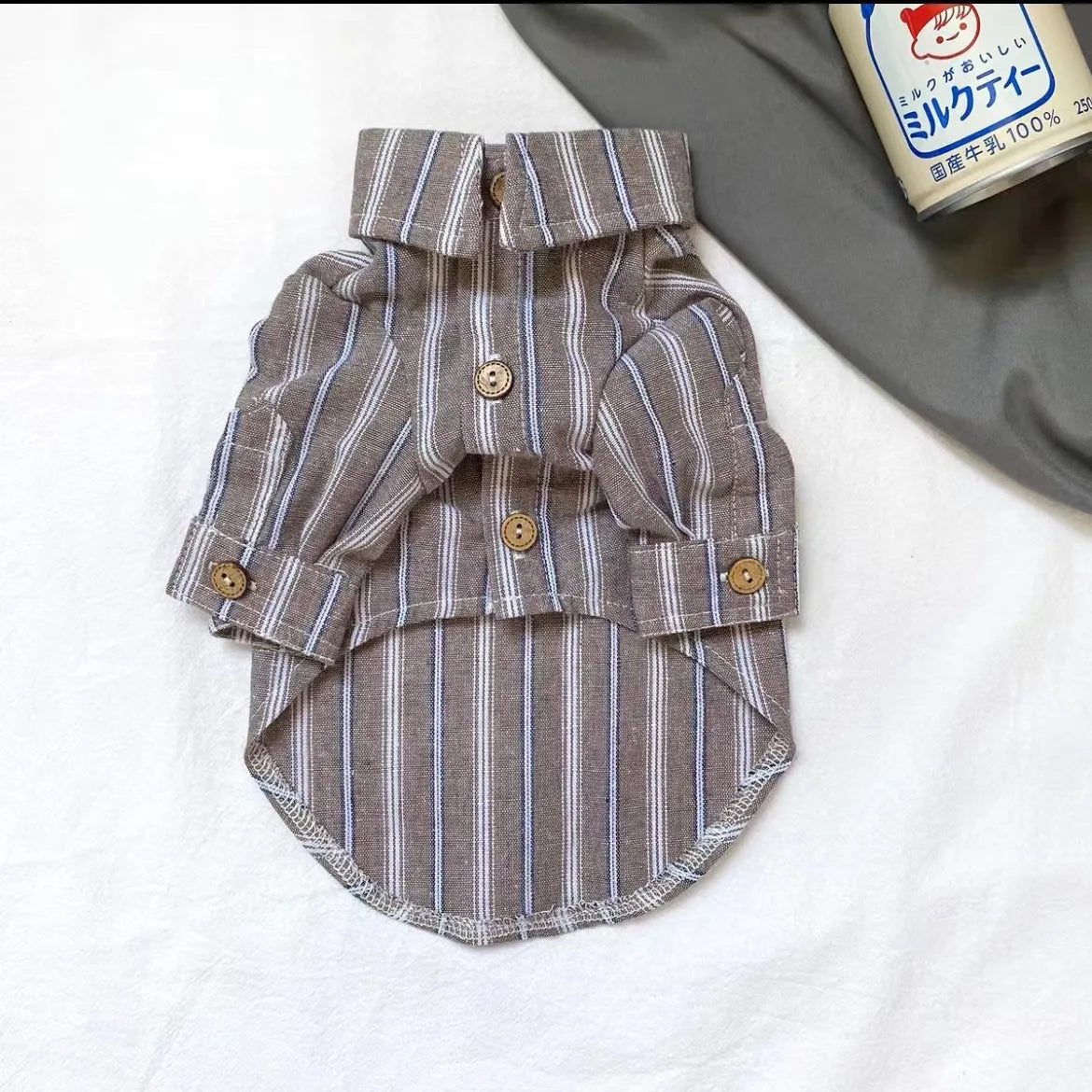 the GQ DOGGY - Pet Clothes, Pet Puppy/Cat Thin Striped Shirt